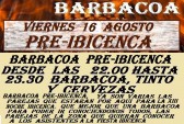 VIERNES SIN TABU CON BARBACOA PRE-IBICENCA